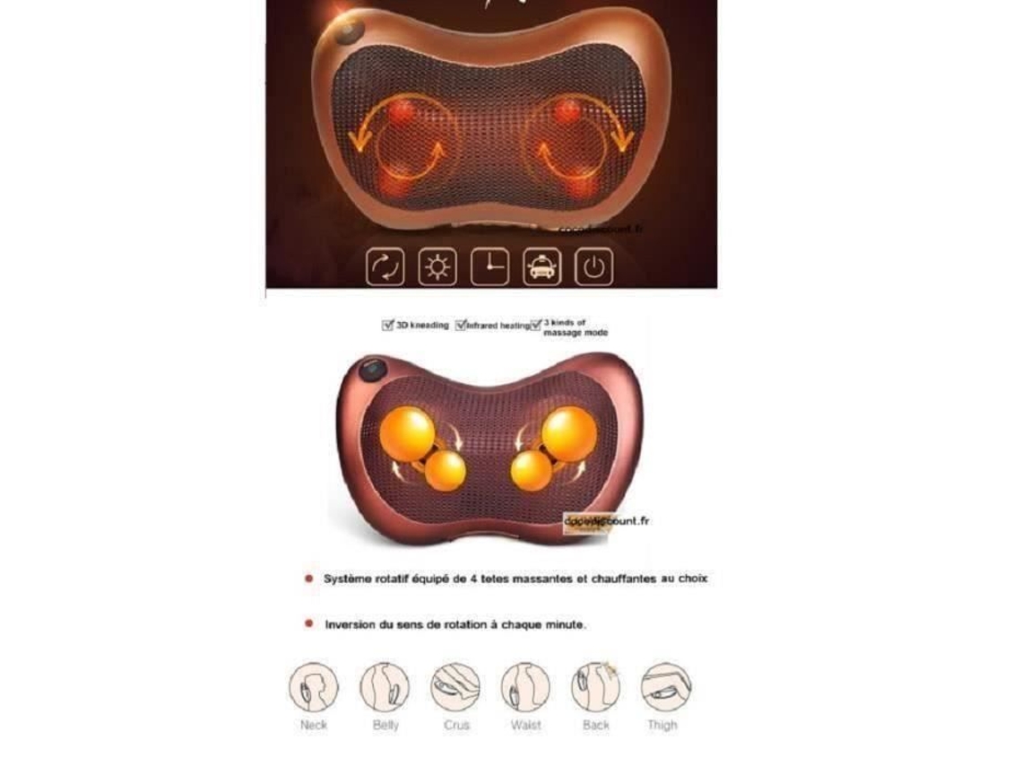 Almofada de massagem aquecida MARSEE, massageando bem-estar shiatsu