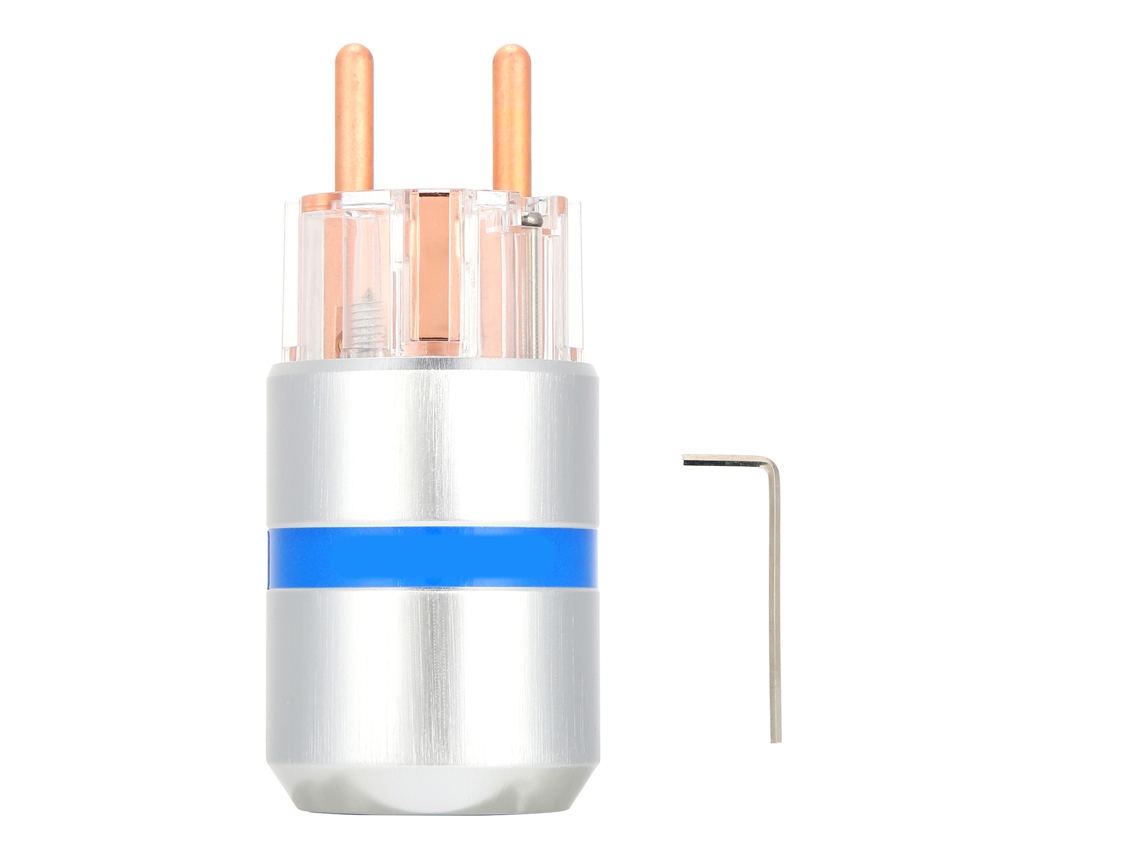 Aetheria plug de Alimentação Monosaudio Cobre Puro para Equipamentos Audiovisuais Profissionais Hifi