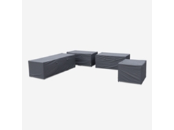 Conjunto de Capas Protetoras SWEEEK Venezia (4 Lonas - Oxford - Cinzento Escuro)