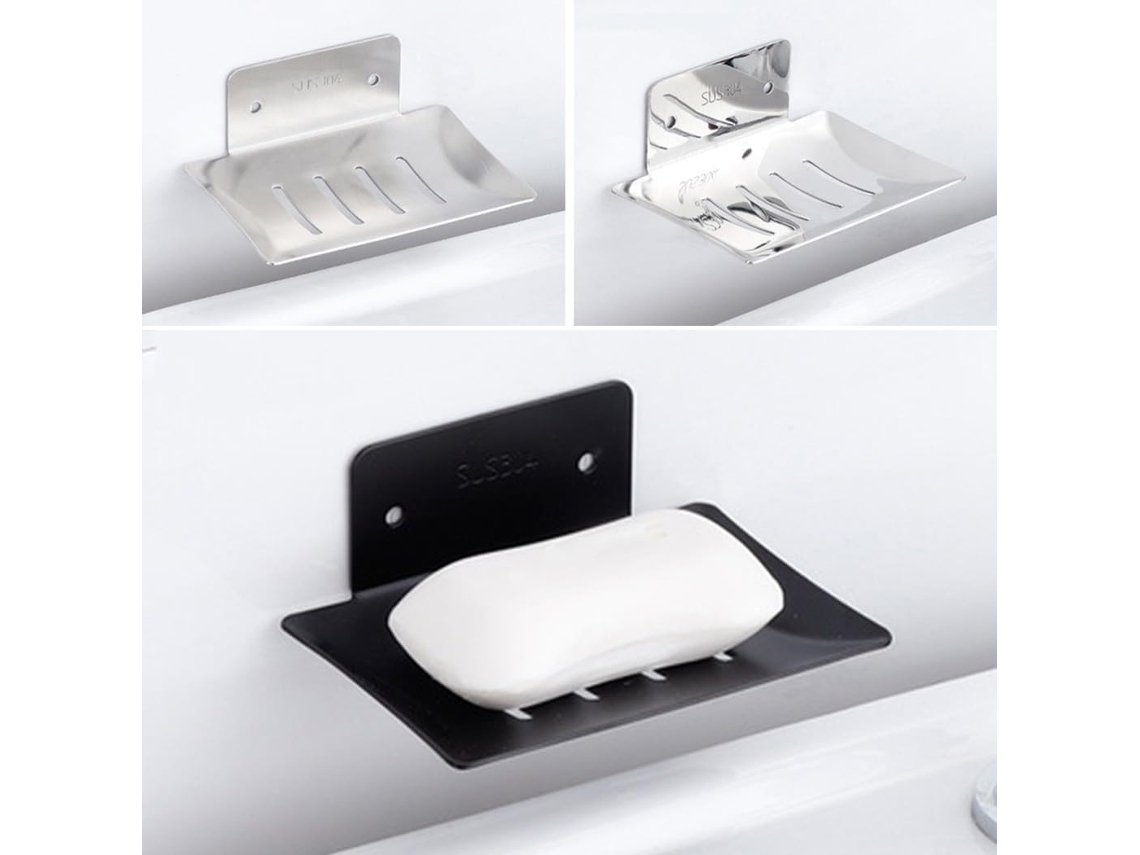 Bandeja De Silicone Antiderrapante Para Bancada De Banheiro, Organiza Com Eficiência O Dispenser De Sabonete E Xampu