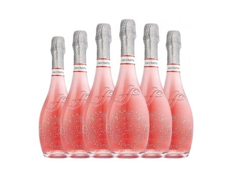 Espumante rosé SACCHETTO Mille Bolle Spumante Rosé Brut Venezia (0.75 L - 6 Unidades)