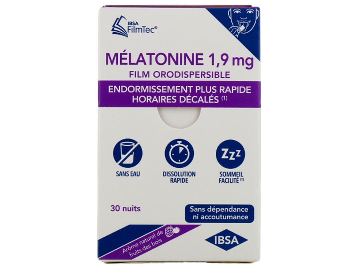 IBSA Melatonina 1.9 mg 30 Filmes Bucodispersáveis