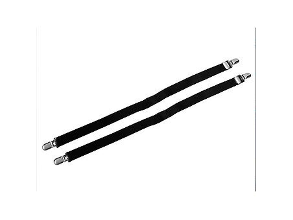 2 Peças 90-180 Cm Suporte De Lençóis Fivelas Fixadores Suporte De Colchão Ajustável (preto)