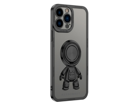 Suporte Casa Galvanizado Inch Para Iphone 13 Pro Yoobao Pele Sintética Preto