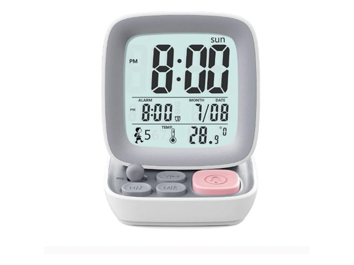 2026-reloj Despertador Digital Mini Electrónico Para Niños Con Carga, Movimiento Silencioso Y Luces Suaves