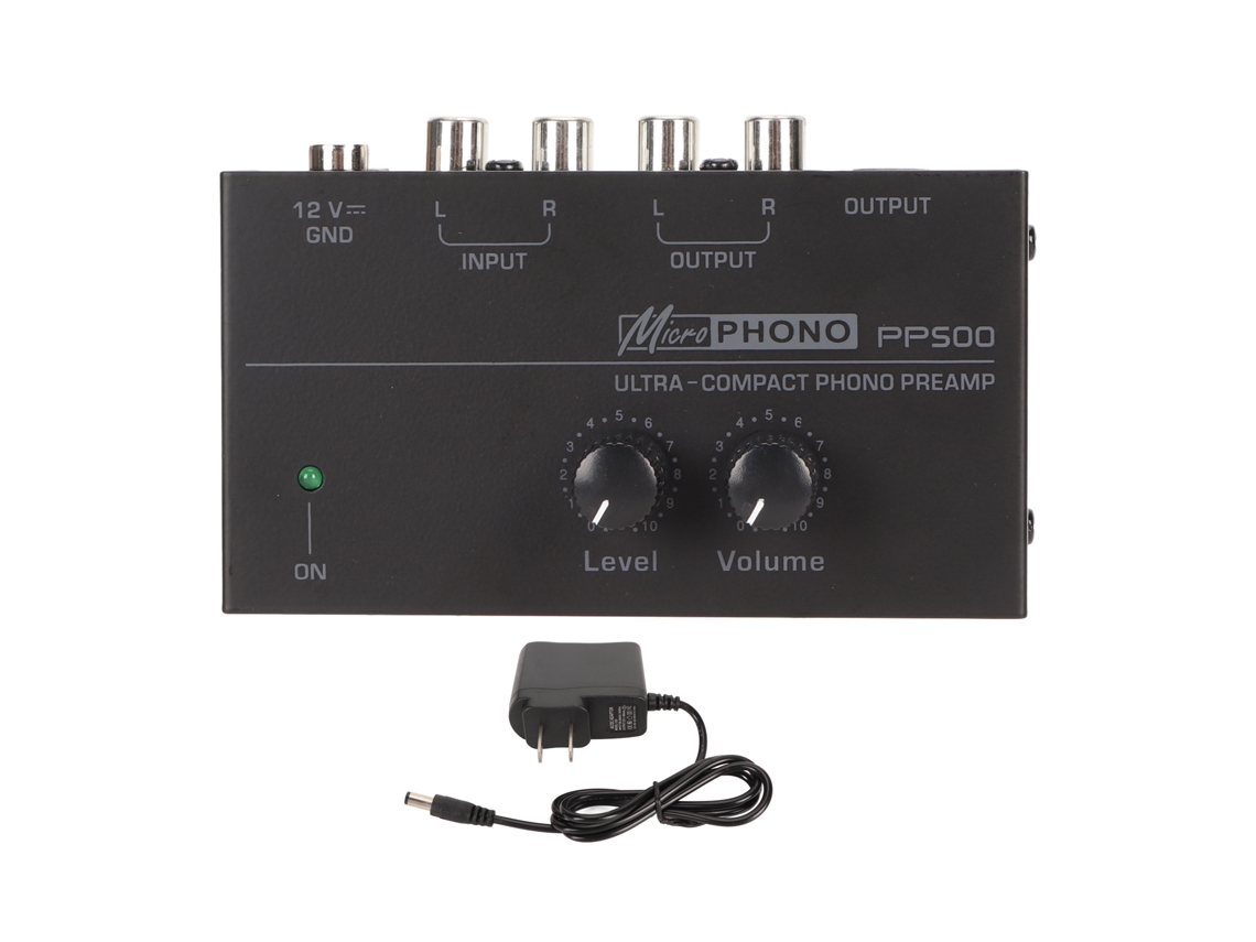 Aetheria pré amplificador Phono para Toca discos com Controle de Volume Independente Ultra Baixo Ruído 100 240v Plug Us