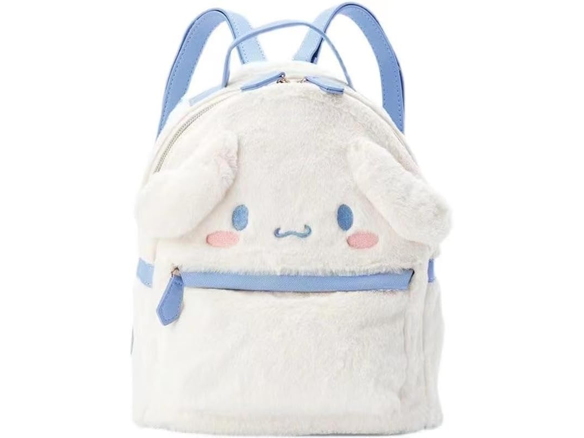 Mochila De Pelúcia Kawaii Cinnamoroll My Melody, Escolar Fofa Com Figura Lolita Jk, Presente Para Menina Aquaforge (branca)