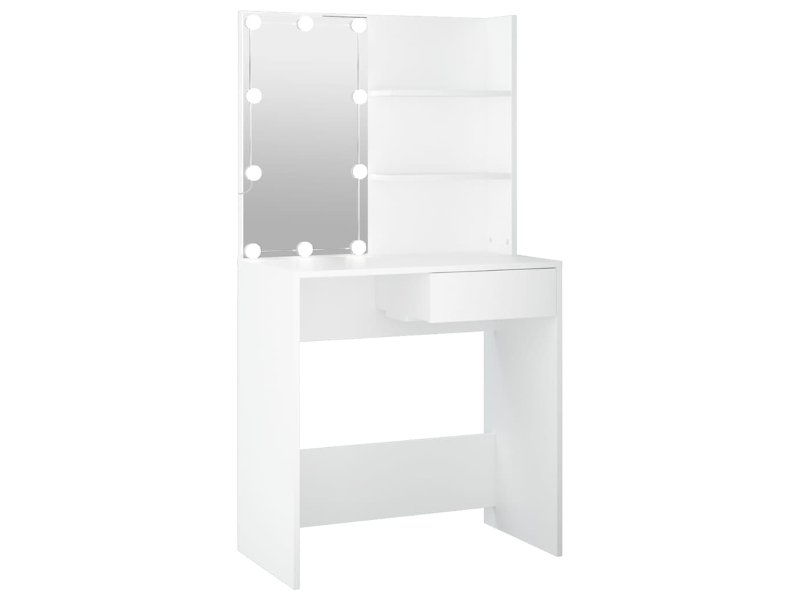 Dressing Table, Dressing Tables Vidaxl Branco Madeira Processada (n/a)