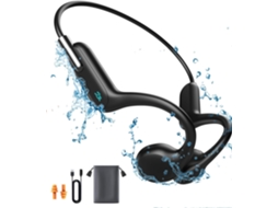 Fones Esportivos Bluetooth 5.4, Gancho, Microfone, 50h, Led, Preto JIAPEI