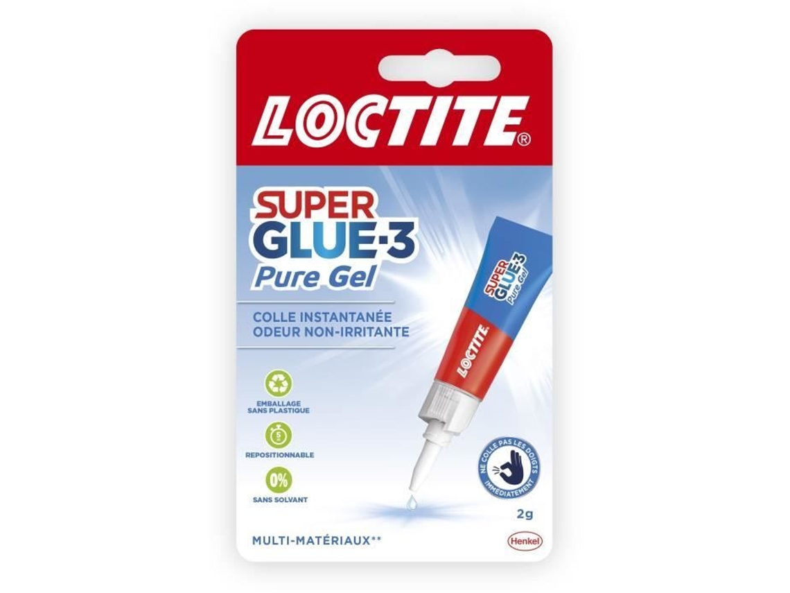 Cola Cianoacrilato Loctite Super Cola Gel Puro Tubo 2g Loctite Superglue