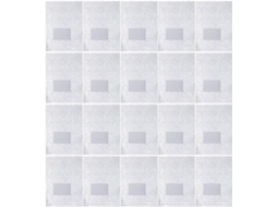 Conjunto de 100 unidades de folhas flexíveis para unhas, ferramenta removedora de esmalte.