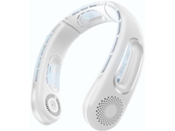 Ventilador de Pescoço, Mãos livres, Sem Lâminas, Portátil, Recarregável, Resfriamento de 360° SFUSHOS