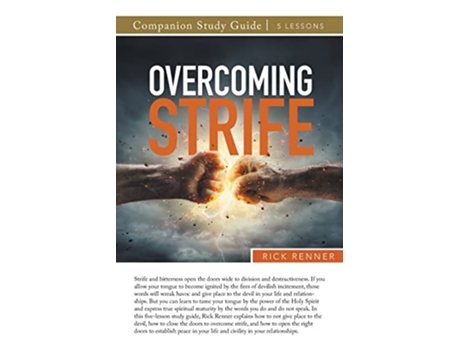 Livro Overcoming Strife Study Guide de Rick Renner (Inglês)