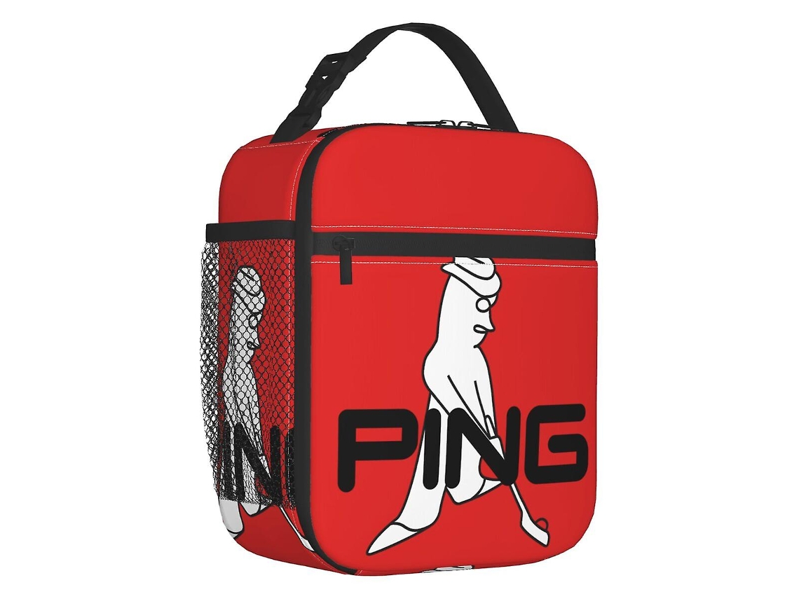 Lancheira térmica com logotipo de golfe para mulheres, à prova de vazamentos, ótima para praia, acampamento e Aquaforge.