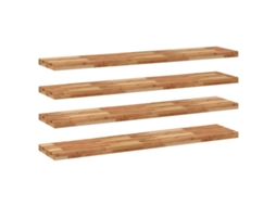 Floating Shelf, Floating Shelves Vidaxl Marrom Madeira De Acácia (160 X 30 X 4 Cm)