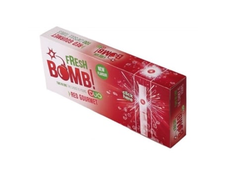 Red Gourmet Tubos De Cigarro Com Cápsulas Sabor Morango Fresh Bomb (5 Caixas De 100 Unidades)