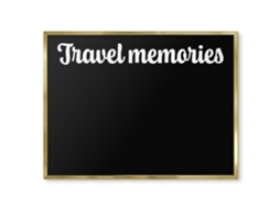 Magnetic Board Travel Memories For The Living Room Espelharte (80x60 Cm)