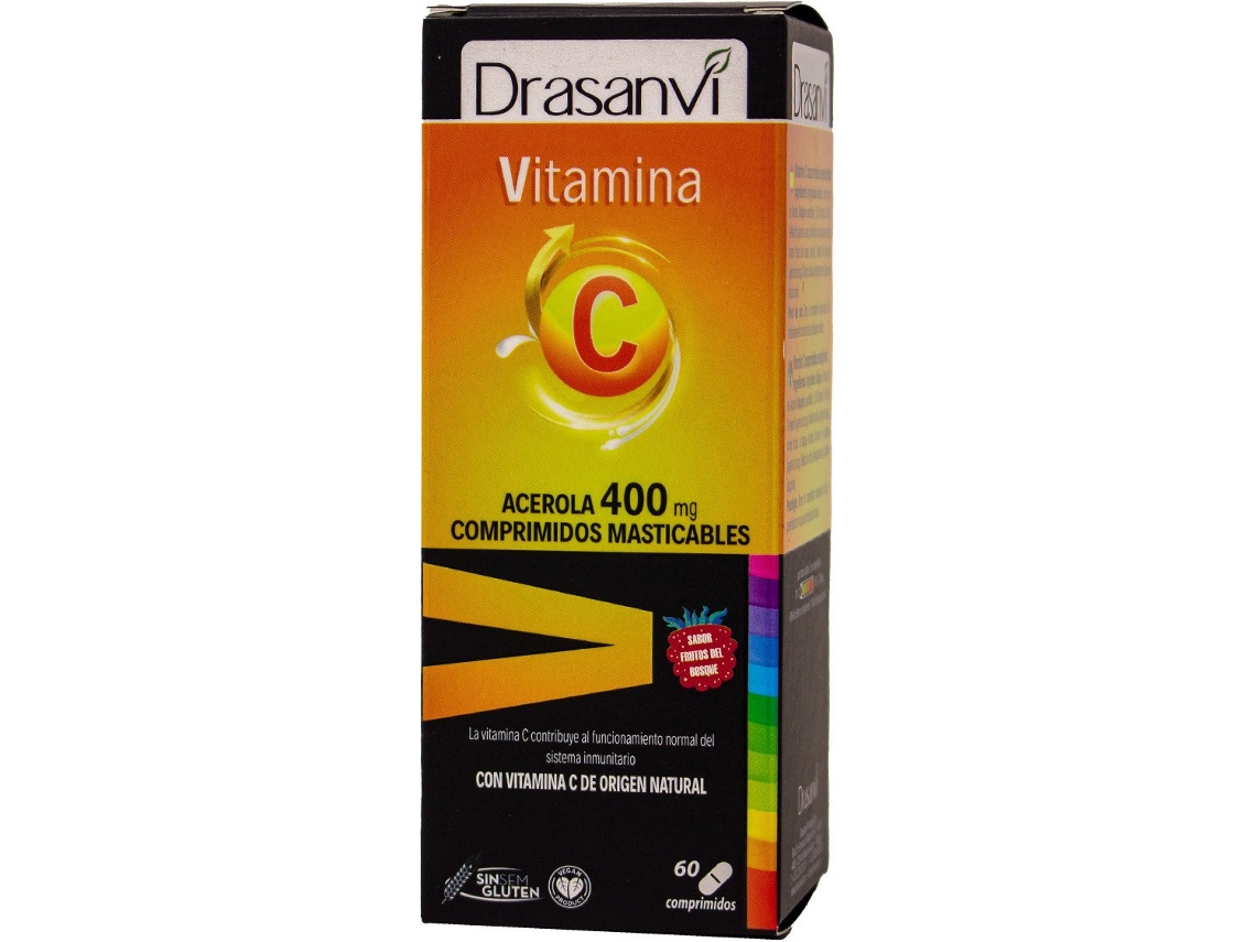 Suplemento Alimentar DRASANVI Vitamina C 400 Mg Masticable 60 Comprimidos