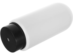 Cobertura Cilíndrica Sólida em Pmma Branco para Luminária, Decoração Moderna para Lâmpada de Jardim. SFUSHOS