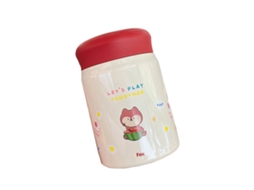 Funda De Silicone Para Fundo De Copo Térmico 30/40oz Vermelho E Branco
