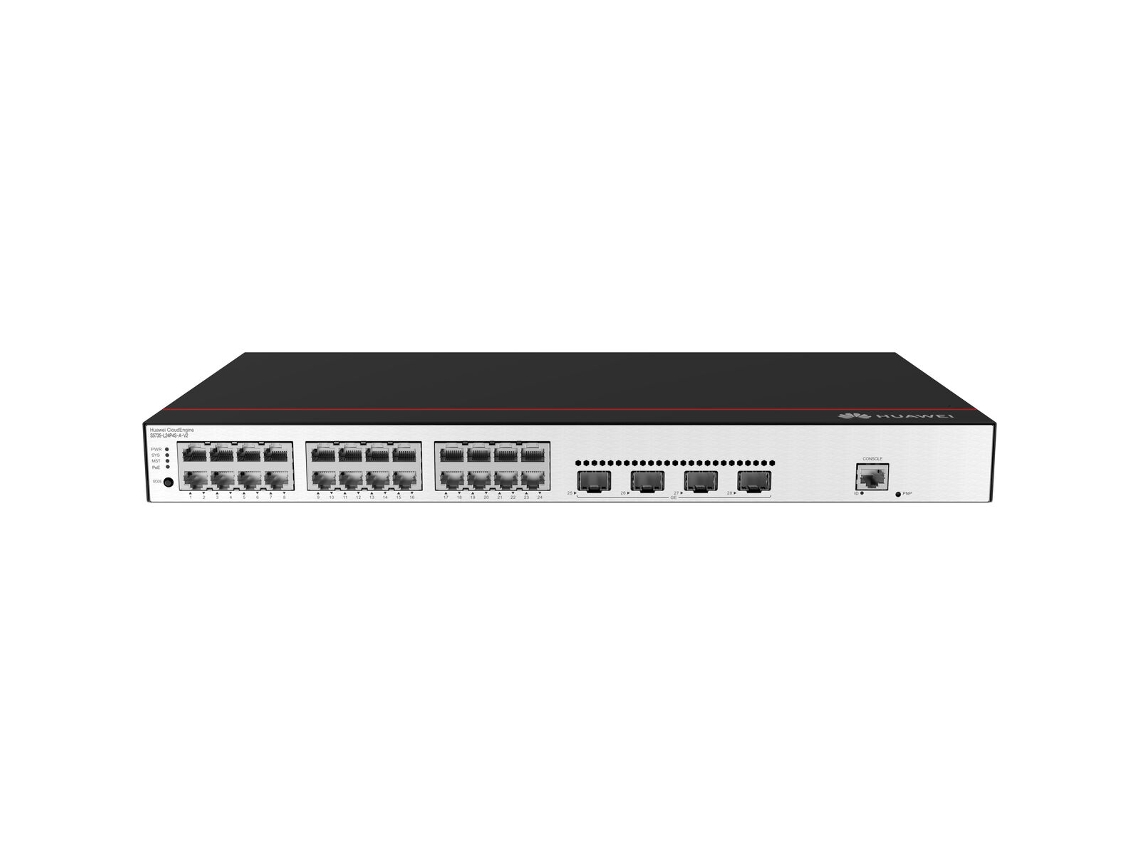 Switch HUAWEI CloudEngine S5735-L24P4S-A-V2 (Preto/Prateado - RJ45 x 24)