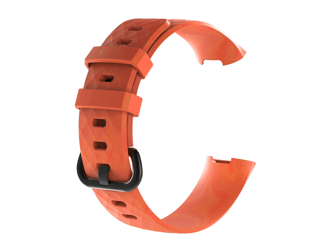 Cinto De Relógio De Luxo (cor Unica, Compatível Com Fitbie Charge 3 Laranja)