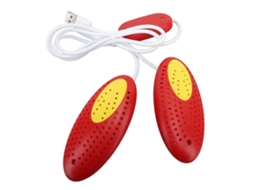 Secador De Sapatos Infantil Laxiscreed Vermelho Com Timer E Placa Cerâmica, Ideal Para Dorminhocos