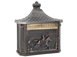 Caixa De Correio Para O Exterior Vidaxl Bronze Alumínio (40,5 X 16 X 45 Cm)