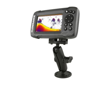 Suporte horizontal e revelação 5 bolas b RAM Lowrance