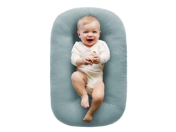 Ninho de Bebé CHRUI 0 24 Meses Algodão Respirável Portátil 75x45cm (azul)