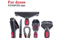 Acessórios para aspirador de pó dyson v10 v11 v7 v8, adaptador de cabeça de escova de limpeza, tubo de conversão de mangueira, peças de reposição