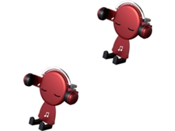 Conjunto De 2 Suportes Magnéticos Para Celular Para Painel De Carro