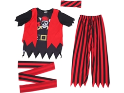 Fantasia De Pirata Para Meninos E Meninas, Roupa De Halloween, Cosplay, Papel De Capitão, Fantasia Para Festa