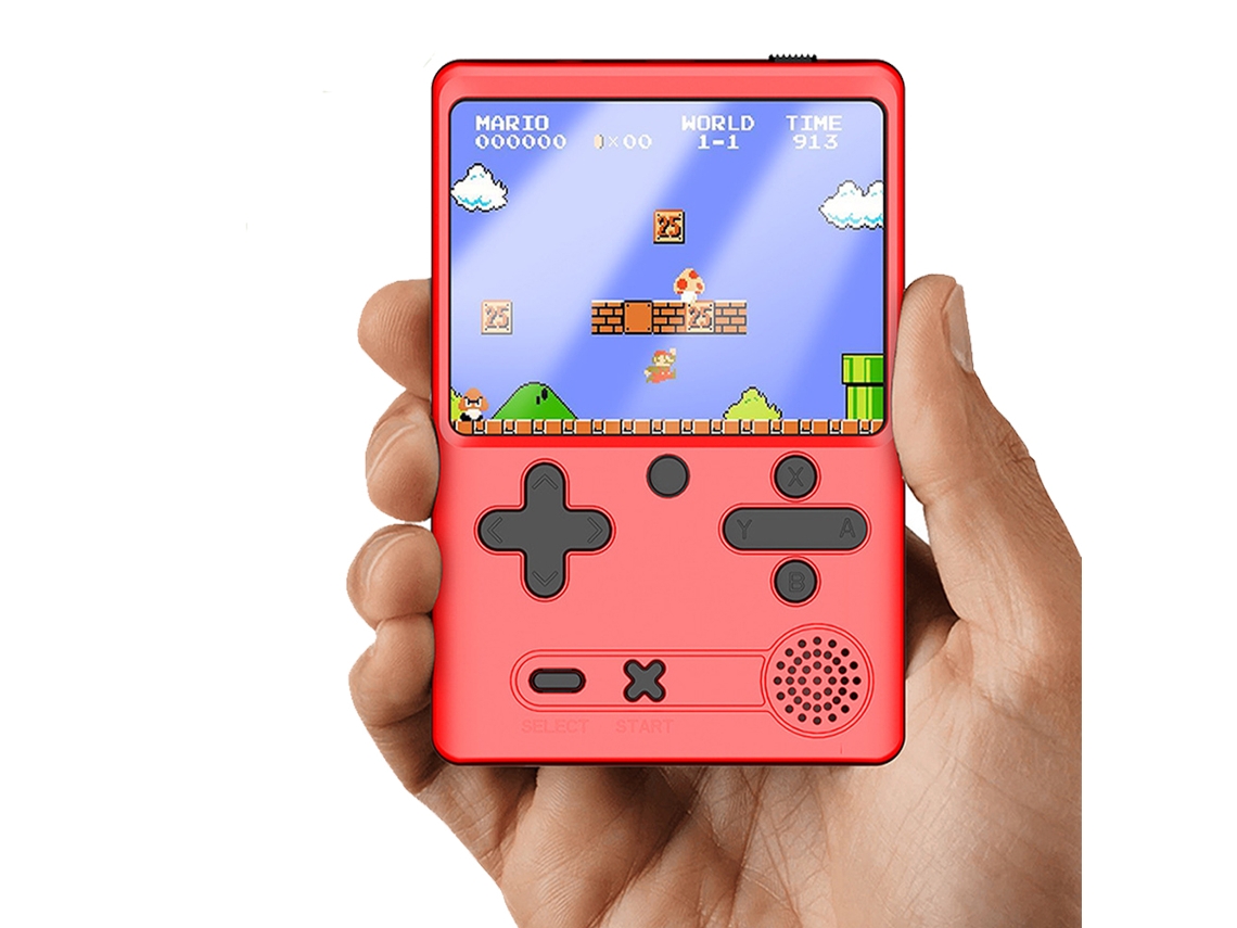 Console Portátil Retrô com 500 Títulos Clássicos AQUAFORGE