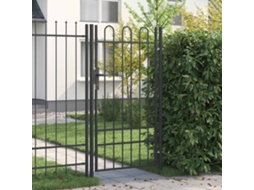 Vidaxl Portão De Cerca Boxtel 103 X 225 Cm Aço Revestido A Pó Cinzeto