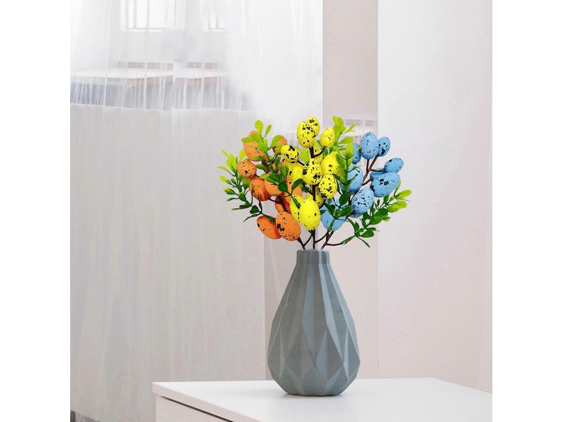 Lurelia Ovos De Espuma Decorativos, Tons Multicolor, 22 Cm Para Páscoa E Artesanato