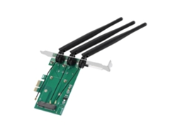 Placa Riser LAXISCREED Mini Pci e para Pci e 3 Antena Full Height