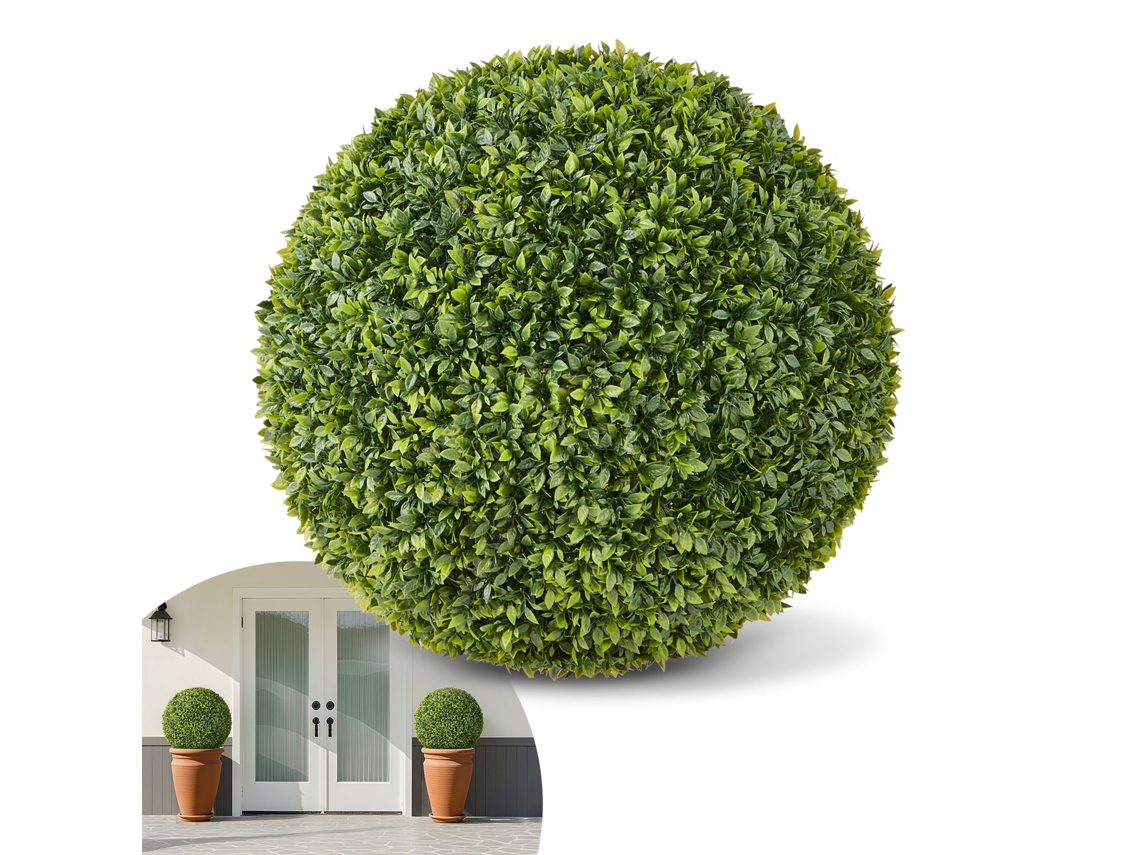 Bola Topiária Artificial De Buxo Para Exteriores, Semiesfera 584 X 584 X 584 Mm Vevor