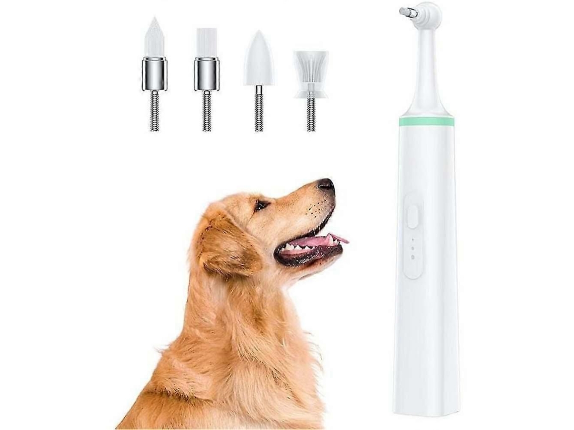 Escova de dentes ultrassônica GOKOCO para higiene bucal de cães e gatos com 3 modos