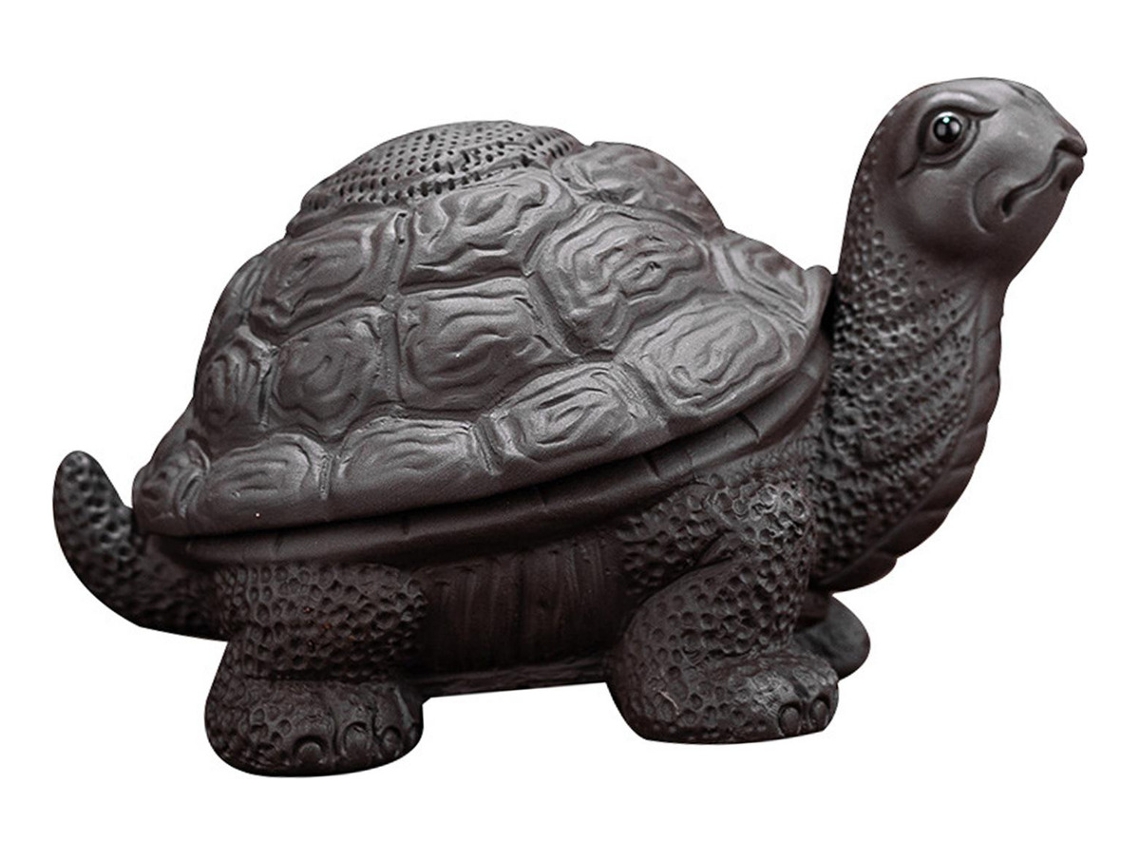 Ornamento De Cerâmica, Coador E Escultura De Tartaruga De Cháslowmoose