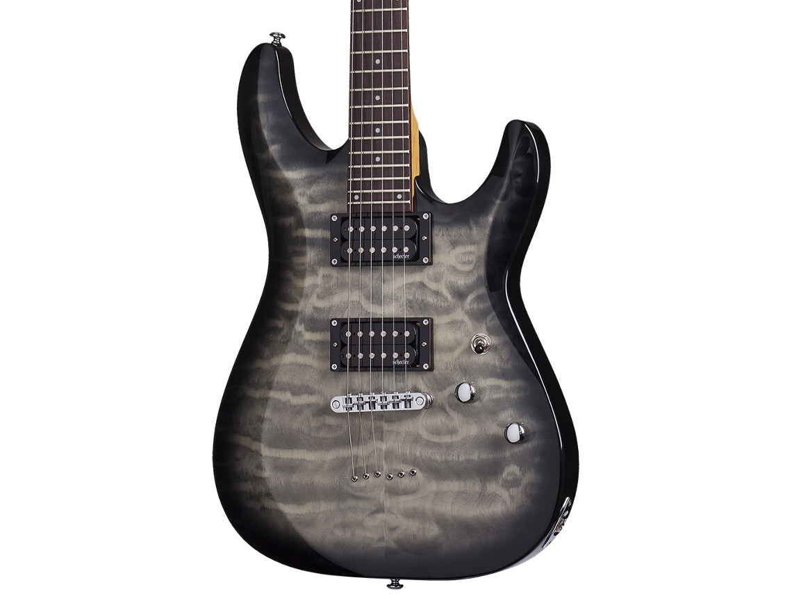 Schecter C-6 Plus Charcoal Burst