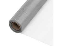 Vidaxl Rede De Malha 112x500 Cm Aço Inoxidável Prateado