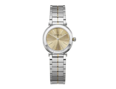 Relógio Feminino Com Bracelete De Aço Herbelin Relógio Feminino Herbelin Newport Slim Bicolor