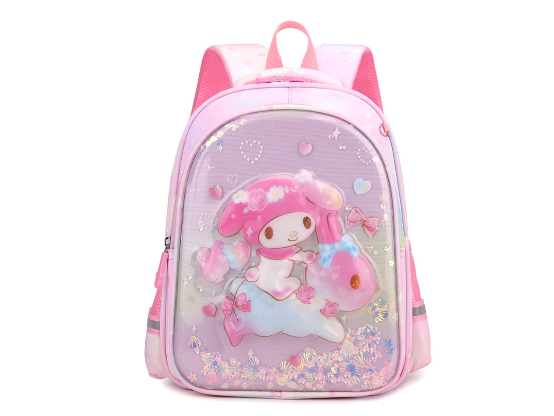 Mochila Pré-escolar, Feminina, Desenho Animado, Aulas