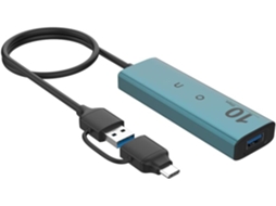 Hub Usb-c De Alta Velocidade 10gbps, Adaptador Divisor Multifuncional