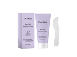 Creme Depilatório Oceaura, para Corpo, Axilas e Pernas, Refrescante, Unissex LAXISCREED