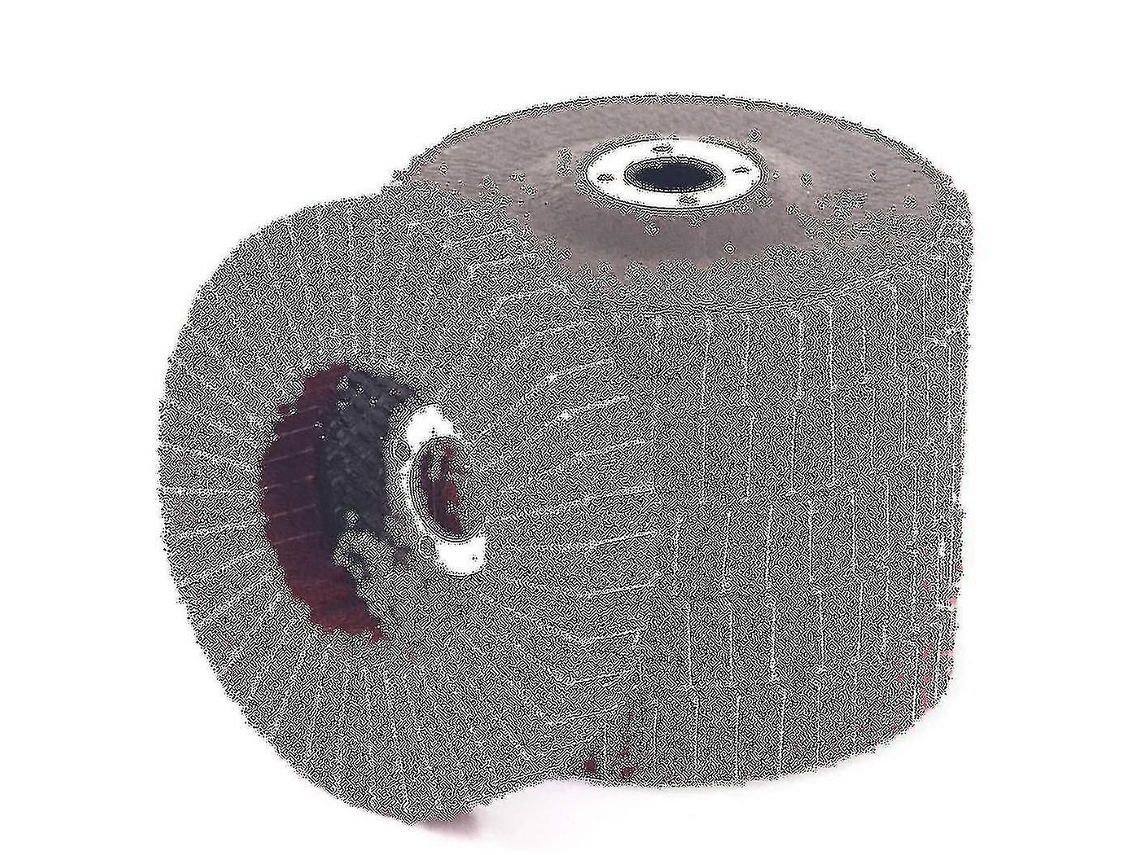 6 Discos De Fibra De Nylon Vermelha De 4 Polegadas, Grão 240, Com Lixa, Perfeitos Para Remoção De Tinta E Aço Inoxidável