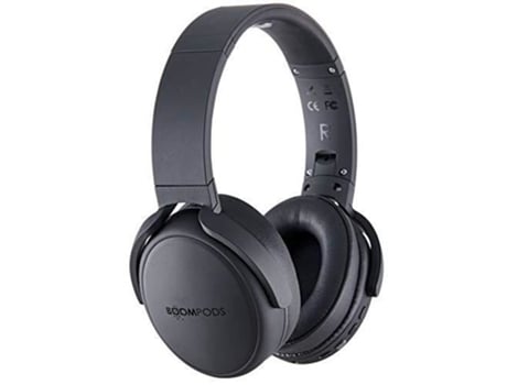 Fones de Ouvido Pro Bluetooth Pretos Hppblk BOOMPODS
