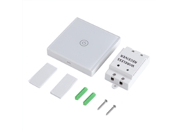 Laxiscreed Interruptor Inteligente Sem Fio 433mhz Com Controle Remoto E Operação Por Toque