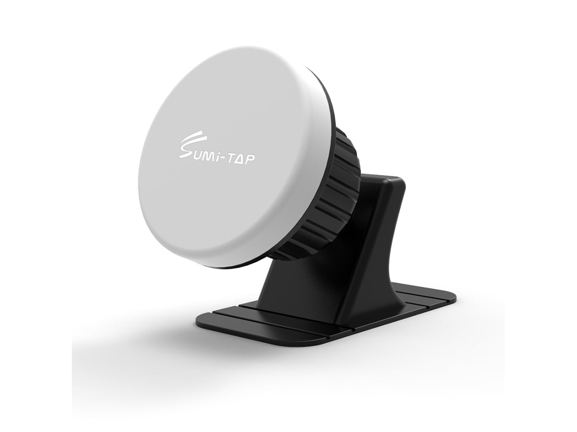 Suporte Magnético Universal Giratório Para Celular Com Base Em Arco Circular - Cinza